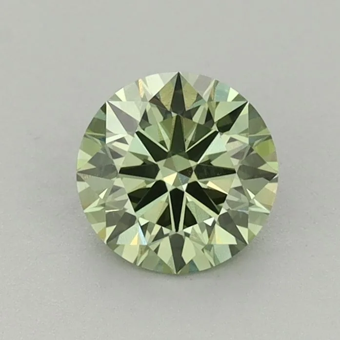 0.72 Carat Round Fancy Vivid Green VS1 Lab Diamond 1 0.72 Carat Round Fancy Vivid Green VS1 Lab Diamond