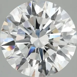 4.07 Carat Round F VVS2 Lab Diamond