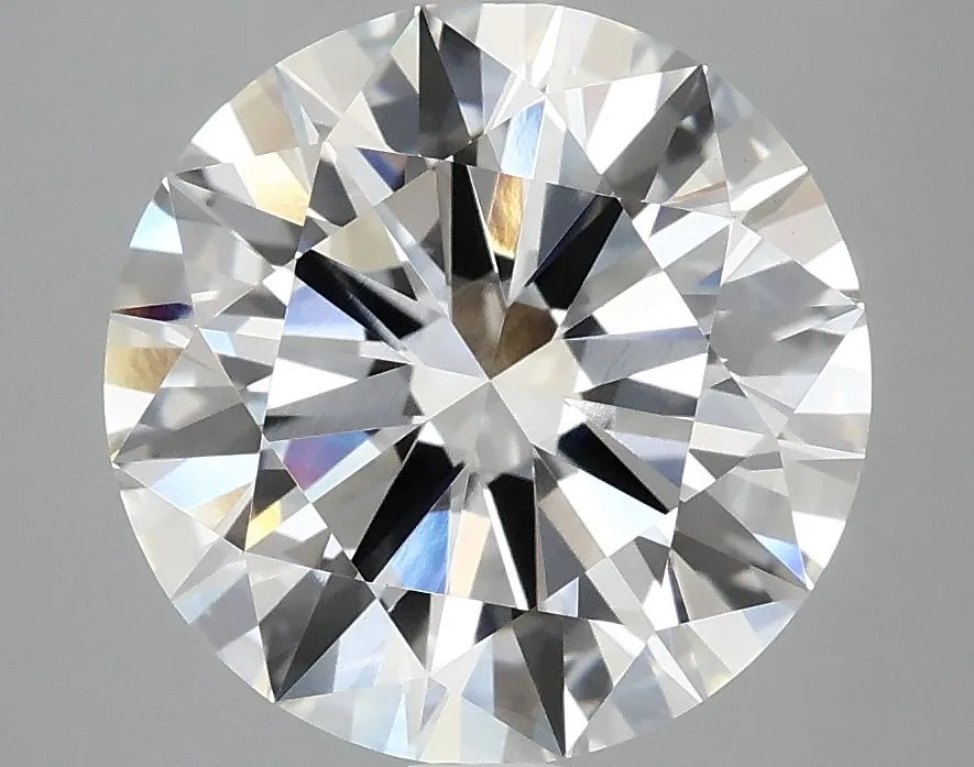4.05 Carat Round F VVS2 Lab Diamond 1 4.05 Carat Round F VVS2 Lab Diamond