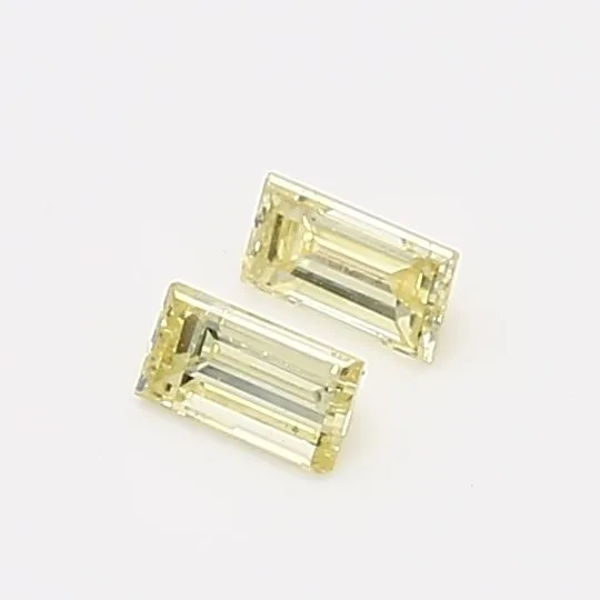 0.14 Carat Baguette Fancy Yellow VS2 Natural Diamond 1 0.14 Carat Baguette Fancy Yellow VS2 Natural Diamond