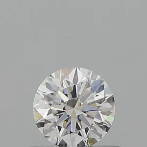 0.51 Carat Round D VVS1 Natural Diamond