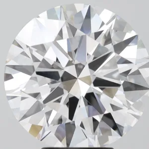 6.22 Carat Round F VVS2 Lab Diamond