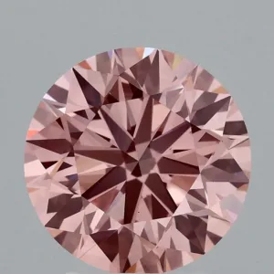 3.12 Carat Round Fancy Vivid Pink VS1 Lab Diamond