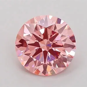 2.02 Carat Round Fancy Vivid Pink VS1 Lab Diamond