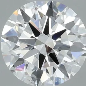 0.42 Carat Round F SI2 Natural Diamond