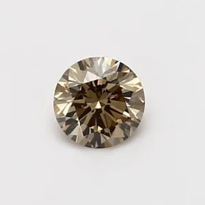 0.45 Carat Round Fancy Brown VVS2 Natural Diamond