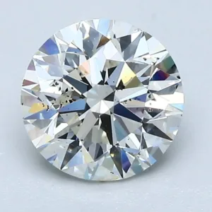 1.7 Carat Round H SI2 Natural Diamond