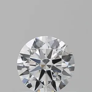 0.57 Carat Round D VVS2 Natural Diamond