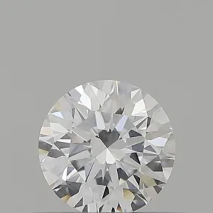 0.42 Carat Round D VVS2 Natural Diamond