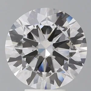 6.03 Carat Round F VVS2 Lab Diamond