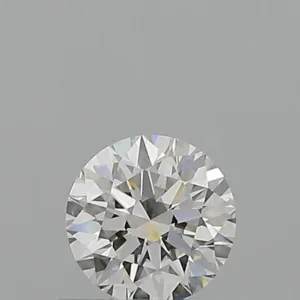 0.52 Carat Round F IF Natural Diamond