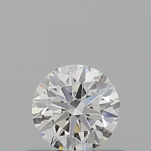 0.54 Carat Round D VVS2 Natural Diamond