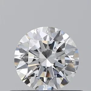 0.5 Carat Round E VVS1 Natural Diamond