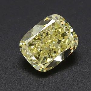 1.72 Carat Cushion Brilliant Fancy Yellow SI1 Natural Diamond