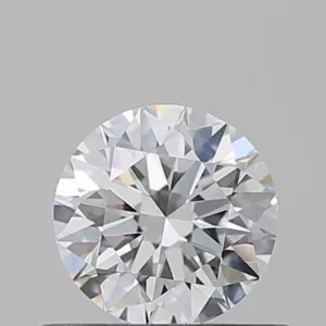 0.53 Carat Round D IF Natural Diamond