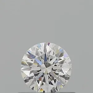 0.52 Carat Round D VVS2 Natural Diamond