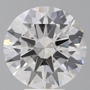 6.01 Carat Round F VVS2 Lab Diamond