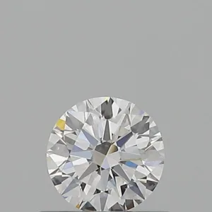 0.51 Carat Round D VVS1 Natural Diamond