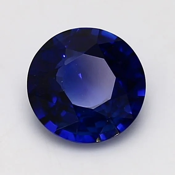 1.61 Carat Round Blue Natural Diamond 1 1.61 Carat Round Blue Natural Diamond