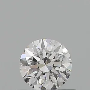 0.5 Carat Round D VS2 Natural Diamond
