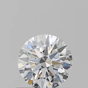 0.58 Carat Round D VS1 Natural Diamond
