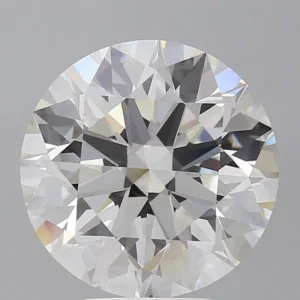 6.59 Carat Round E VVS2 Lab Diamond