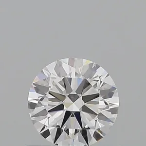 0.6 Carat Round D VVS1 Natural Diamond