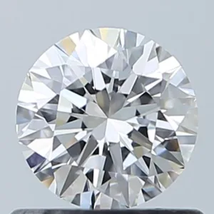 0.58 Carat Round F VVS1 Natural Diamond