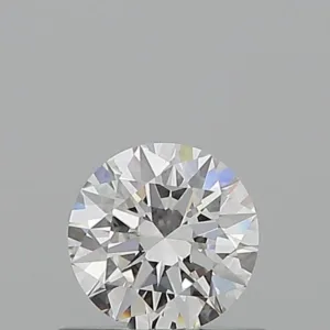 0.53 Carat Round D VVS1 Natural Diamond