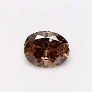 0.41 Carat Oval Fancy Brown SI2 Natural Diamond