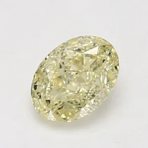 1.21 Carat Oval Fancy Light Yellow VS2 Natural Diamond
