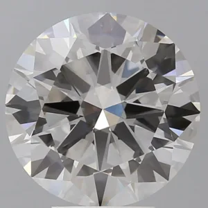 5.08 Carat Round F VVS2 Lab Diamond