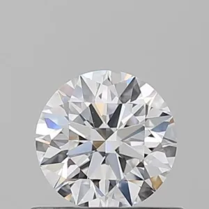 0.58 Carat Round D VVS1 Natural Diamond