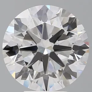 6.02 Carat Round F VVS2 Lab Diamond