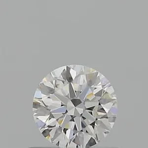 0.58 Carat Round F VVS1 Natural Diamond