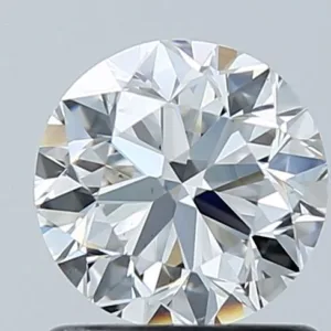 1 Carat Round H SI1 Natural Diamond