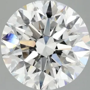 4.04 Carat Round F VVS2 Lab Diamond