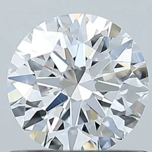 0.7 Carat Round D VVS1 Natural Diamond