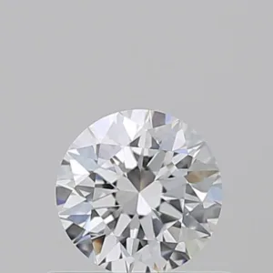 0.54 Carat Round D VVS2 Natural Diamond