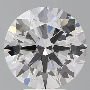 5.53 Carat Round F VVS2 Lab Diamond
