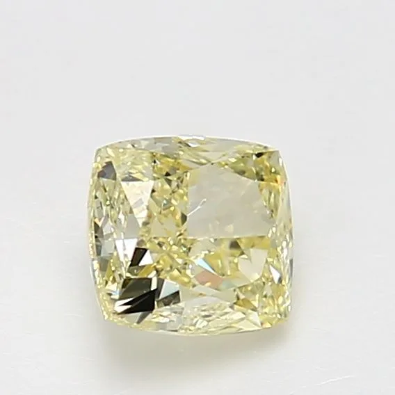 1.21 Carat Cushion Modified Fancy Light Yellow VS1 Natural Diamond 1 1.21 Carat Cushion Modified Fancy Light Yellow VS1 Natural Diamond