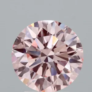 3.09 Carat Round Fancy Intense Pink VVS2 Lab Diamond