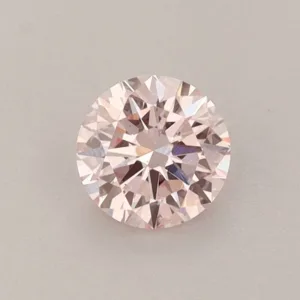 0.5 Carat Round Fancy Pink VS2 Lab Diamond