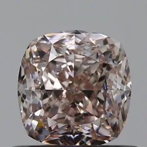 0.61 Carat Cushion Brilliant Fancy Pink VS2 Natural Diamond