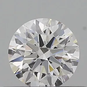 0.41 Carat Round D VVS2 Natural Diamond