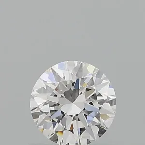 0.57 Carat Round D VVS1 Natural Diamond