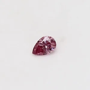 0.06 Carat Pear Fancy Vivid Pink VS2 Natural Diamond