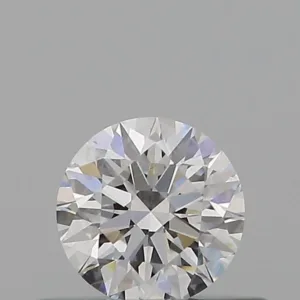 0.4 Carat Round D VVS2 Natural Diamond