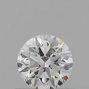 0.52 Carat Round D VS1 Natural Diamond