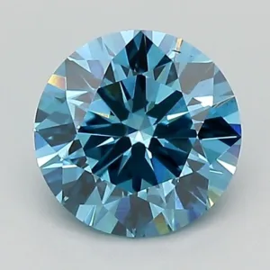1.16 Carat Round Fancy Vivid Blue VS2 Lab Diamond